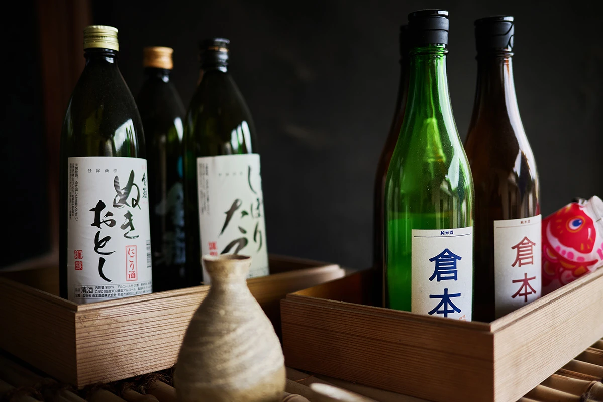 倉本酒造の主力商品「倉本」など